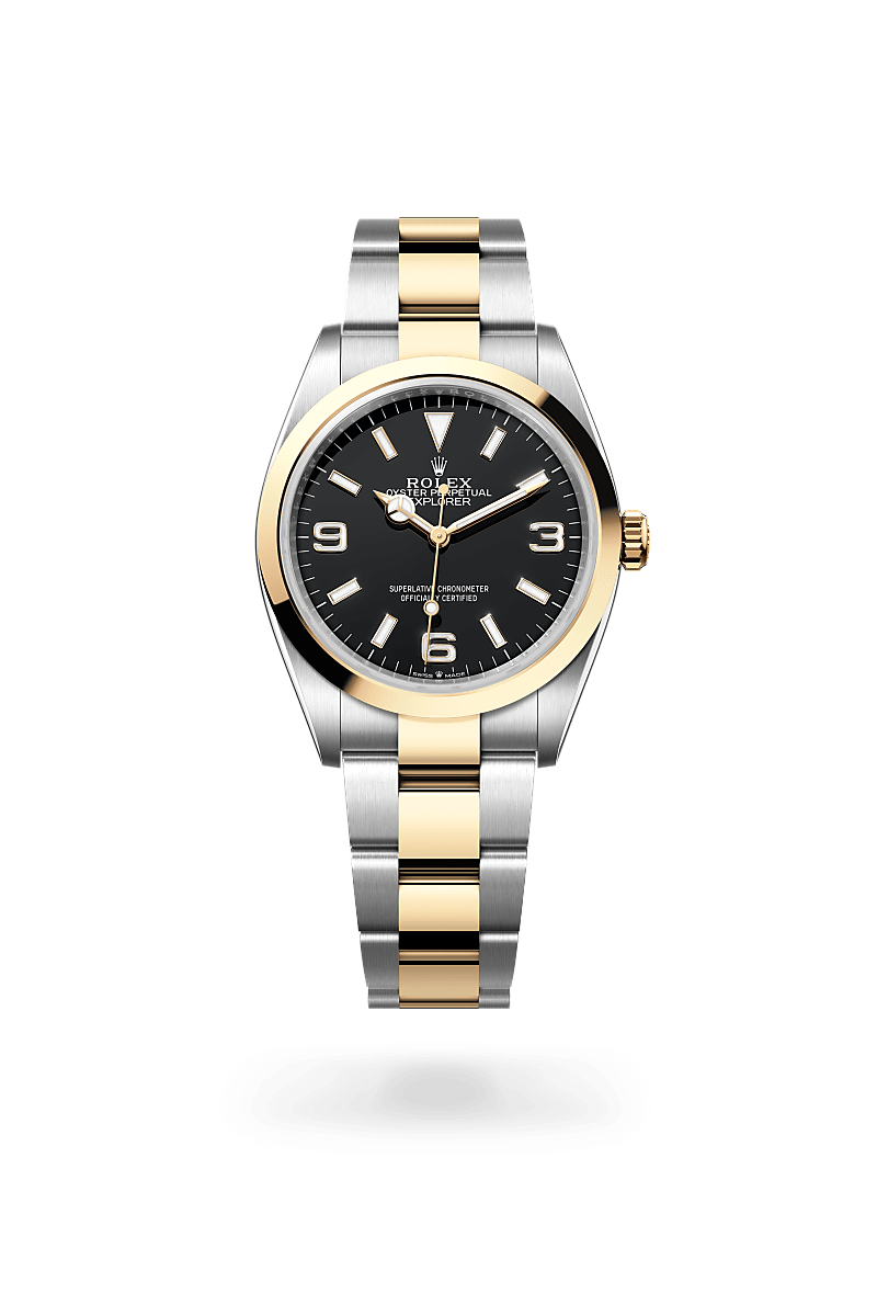 rolex Explorer 36 in Yellow Rolesor - Oystersteel and yellow gold, m124273-0001 - Kennedy