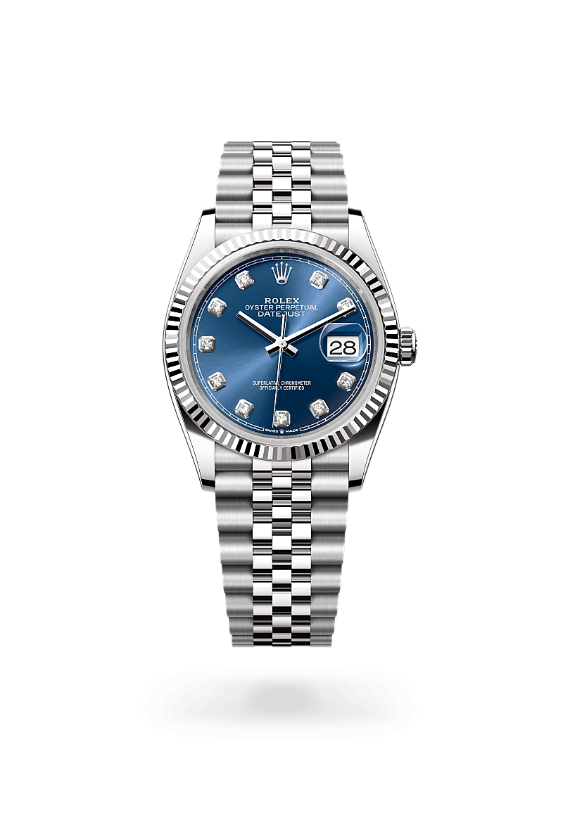 rolex Datejust 36 in Oystersteel and white gold, m126234-0037 - Kennedy