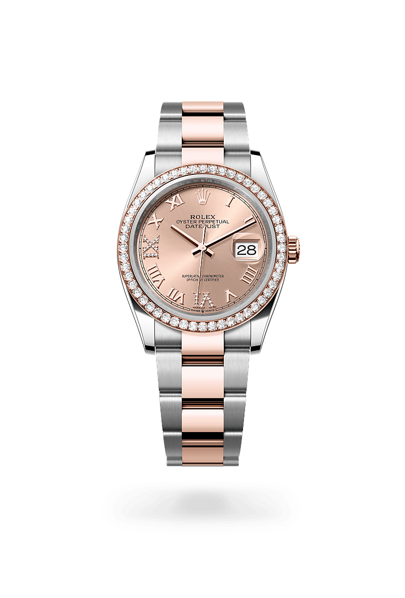 rolex Datejust 36 in Oystersteel and Everose gold, m126281rbr-0016 - Kennedy