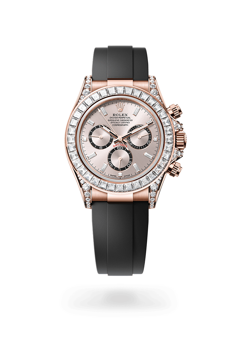 rolex Cosmograph Daytona in Everose gold and diamonds, m126535tbr-0002 - Kennedy