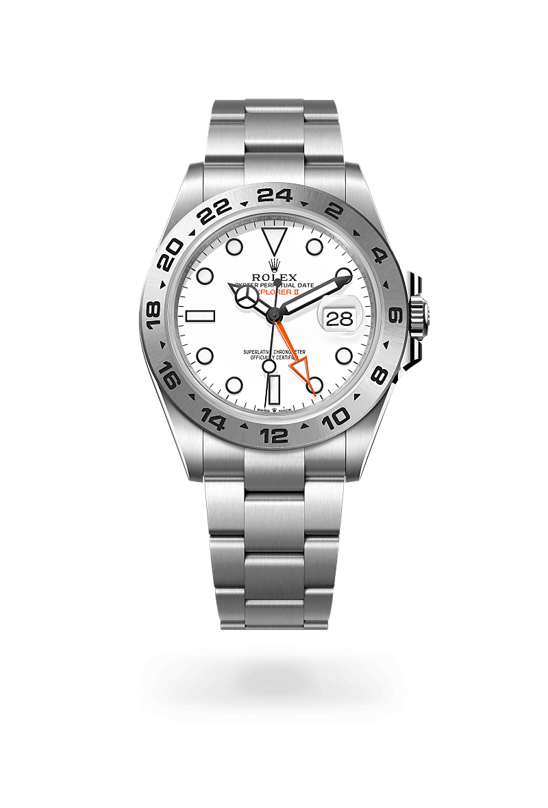 rolex Explorer II in Oystersteel, m226570-0001 - Kennedy