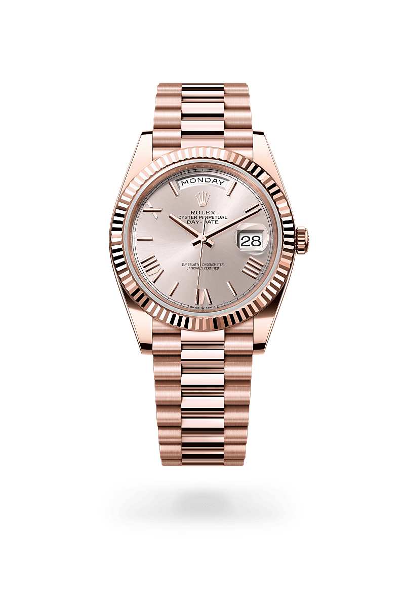 rolex Day-Date 40 in Everose gold, m228235-0001 - Kennedy