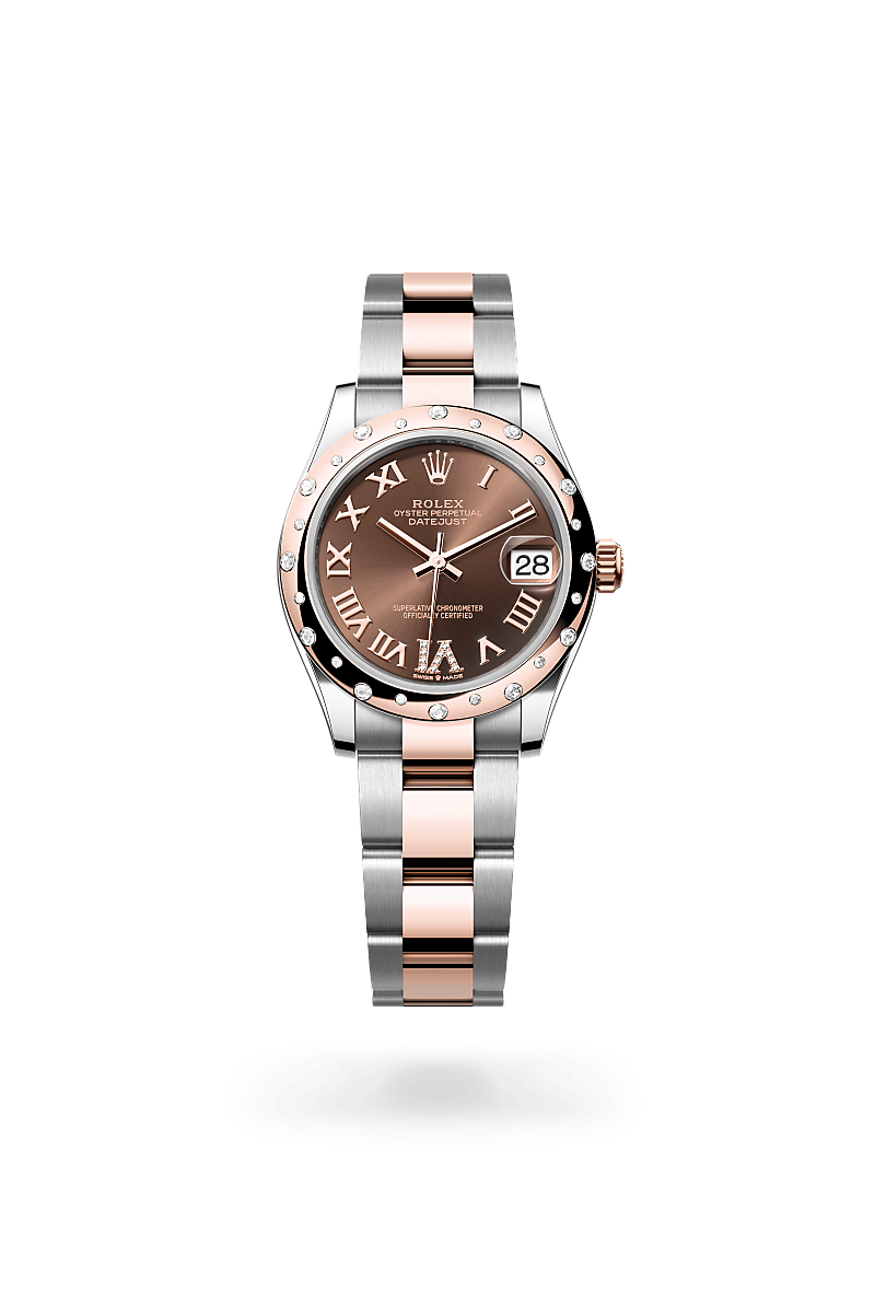 rolex Datejust 31 in Oystersteel and Everose gold, m278341rbr-0003 - Kennedy