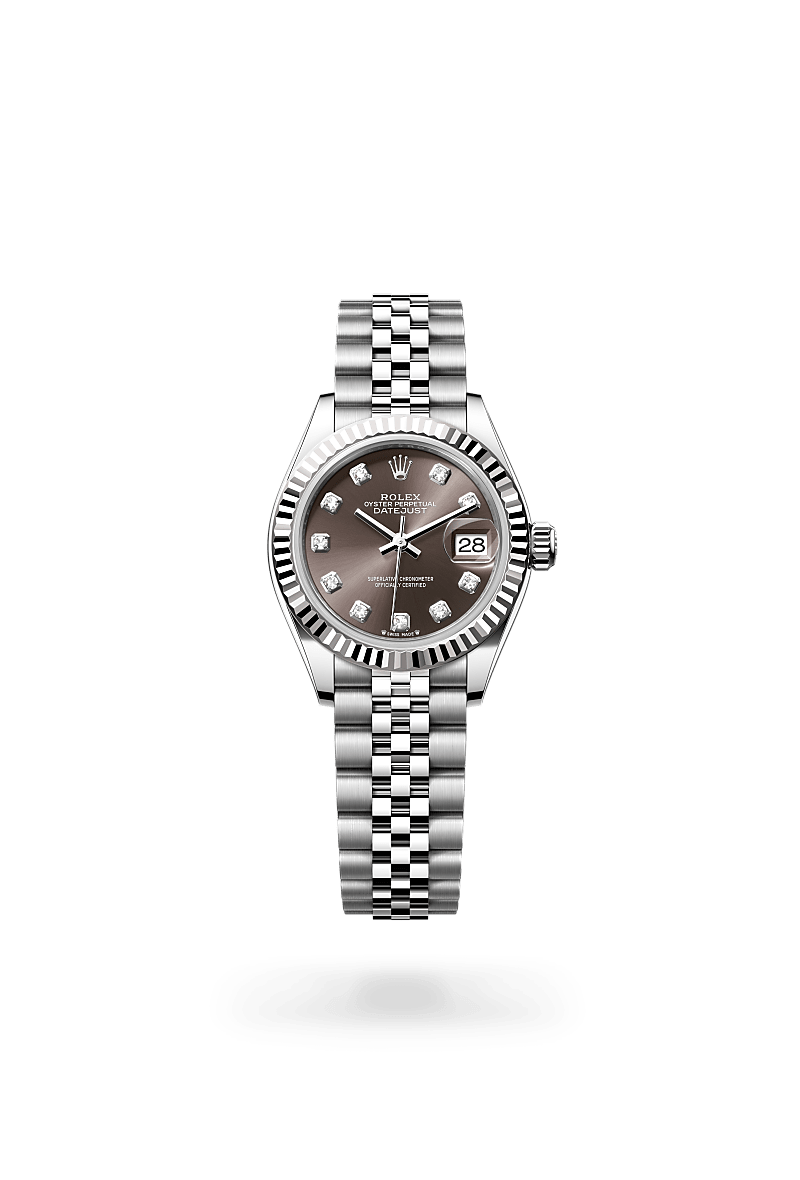 rolex Lady-Datejust in Oystersteel and white gold, m279174-0015 - Kennedy